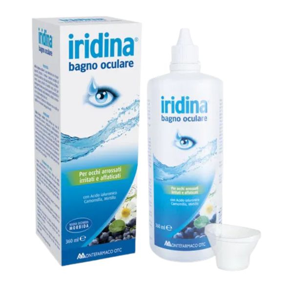 Montefarmaco Iridina Bagno Oculare per Occhi Irritati e Arrossati 360 ml