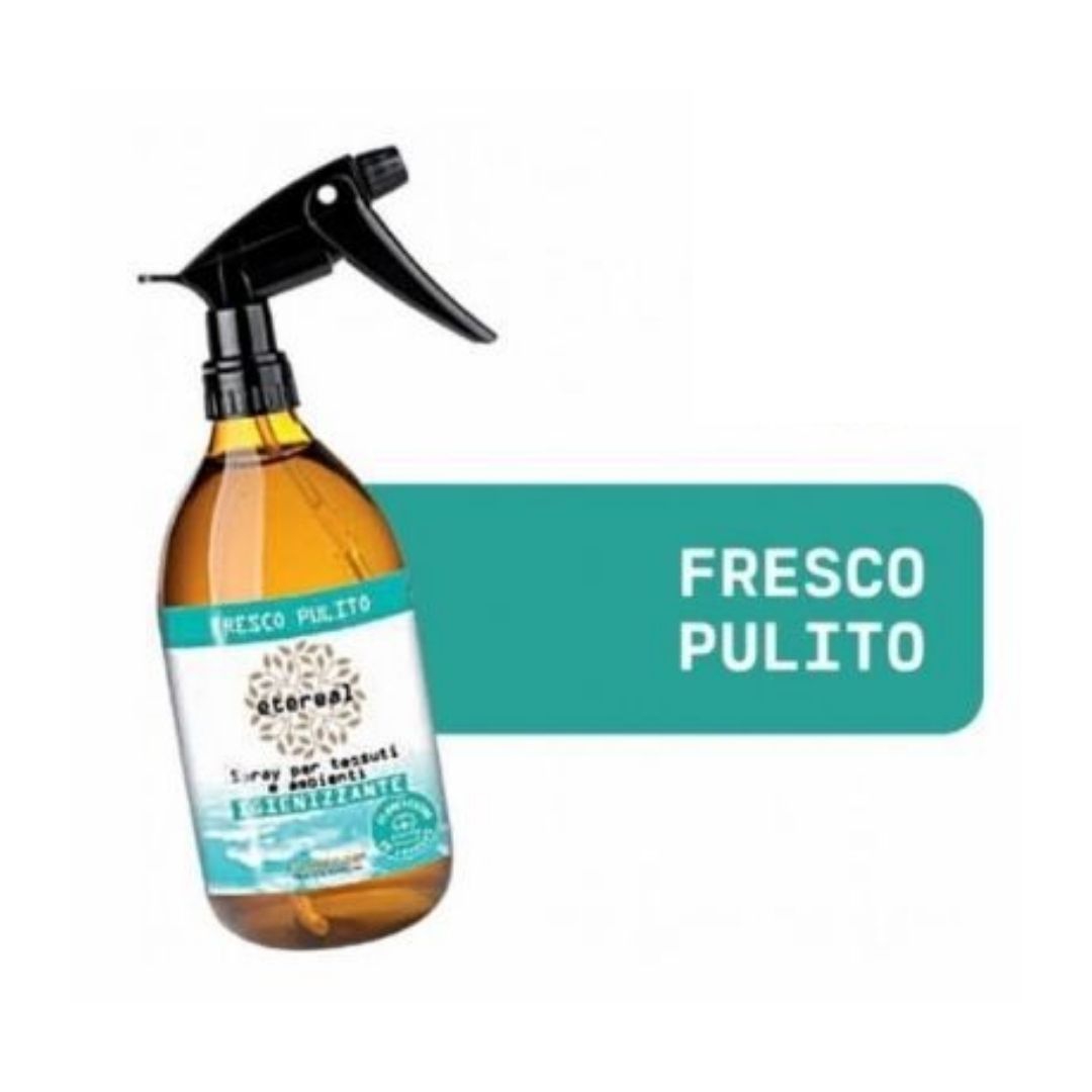 Etereal Spray Per Tessuti E Ambienti Igienizzante Fresco Pulito 250 ml