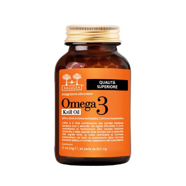 Salugea Omega 3 Krill Oil Integratore Alimentare 60 Perle