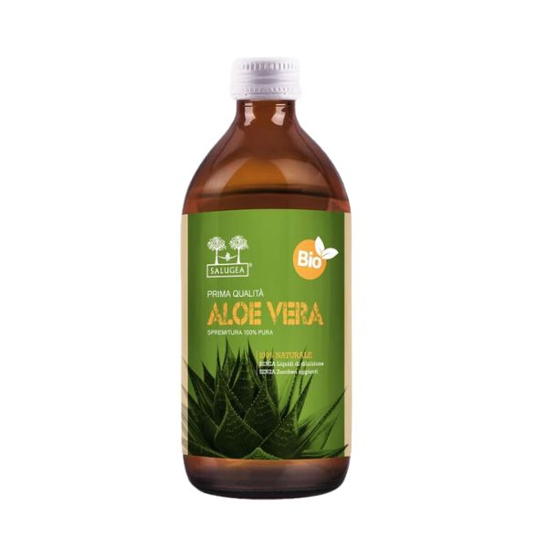 Salugea Succo Aloe Vera Bio Integratore per la Funzioni Digestive 500 ml