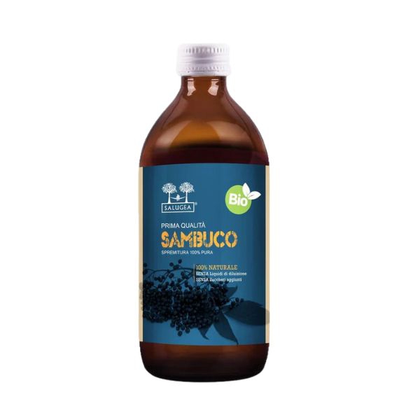 Salugea Succo Sambuco Bio ad Azione Fluidificante 500 ml