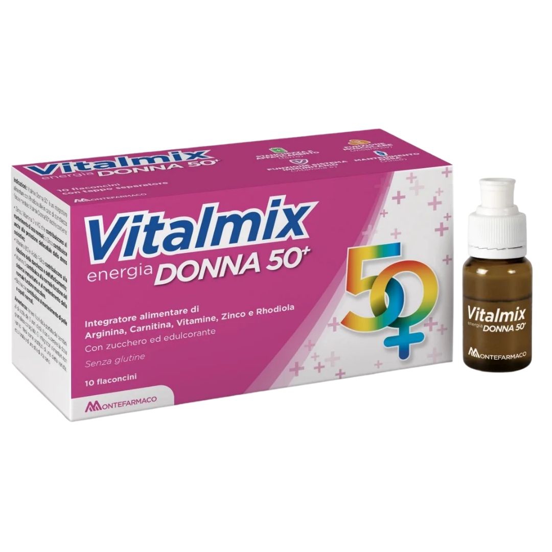 Vitalmix Donna 50+ Integratore per i Disturbi della Menopausa 10 flaconcini