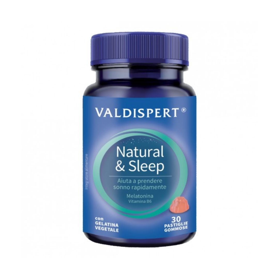 Vemedia Valdispert Natural&sleep Integratore per il Sonno 30 Pastiglie Gommose