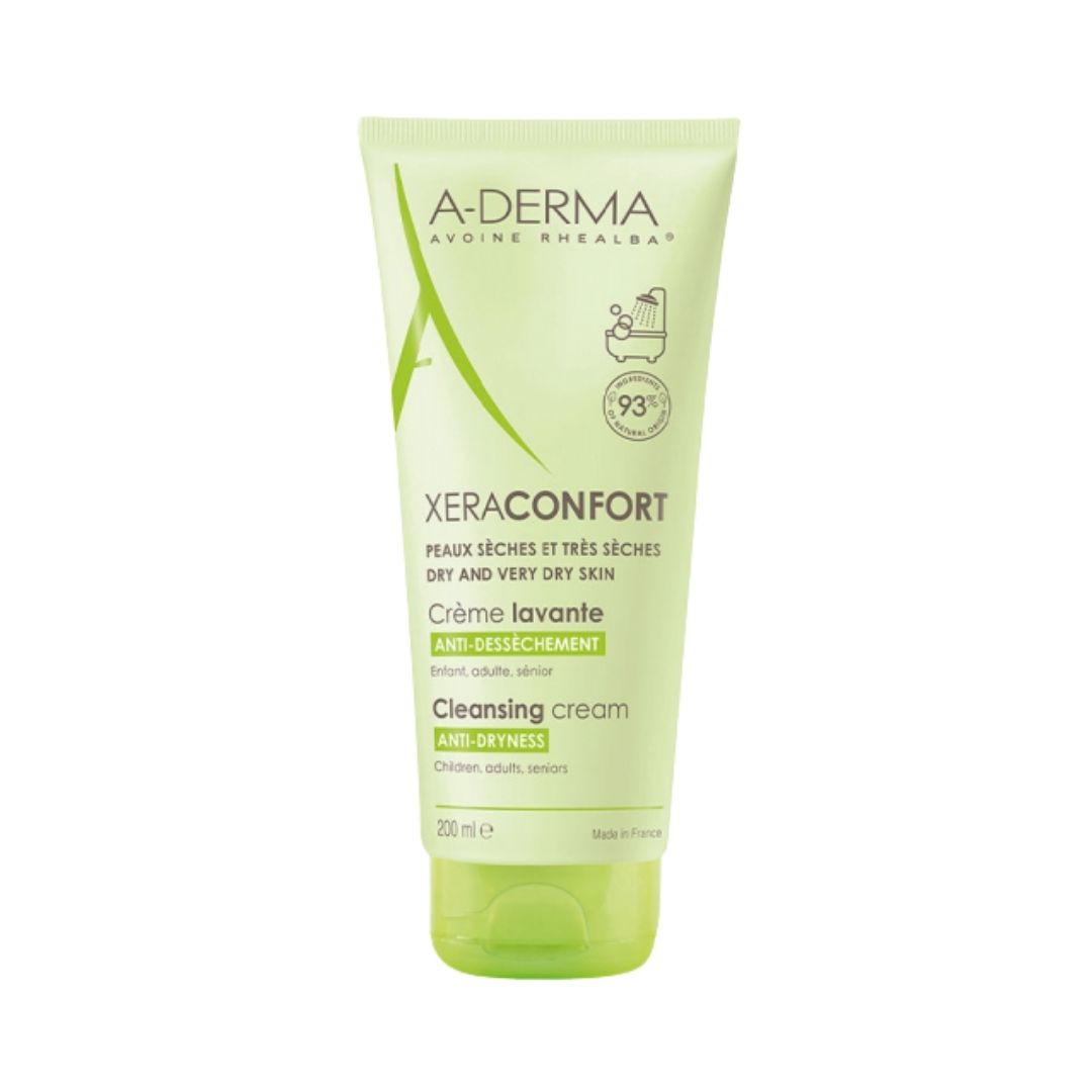A-Derma Xera-Confort Crema Detergente Nutritiva per Pelle Molto Secca 200 ml