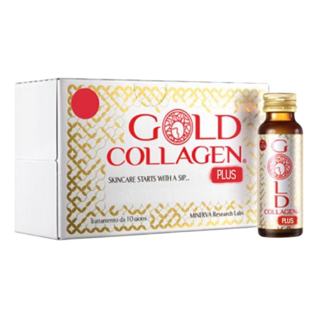 Gold Collagen Forte Plus Integratore per la Pelle 10 Flaconi