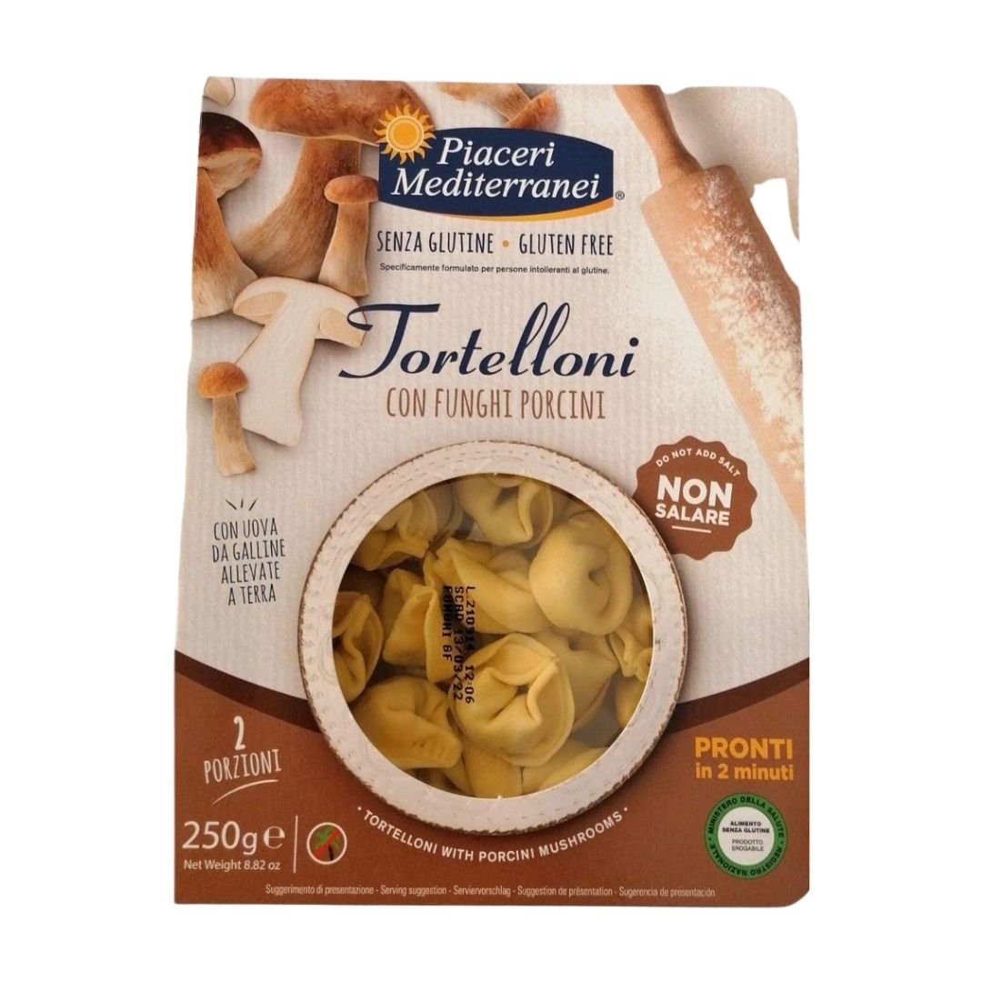 Piaceri Mediterranei Tortelloni ai Funghi Senza Glutine 250 g