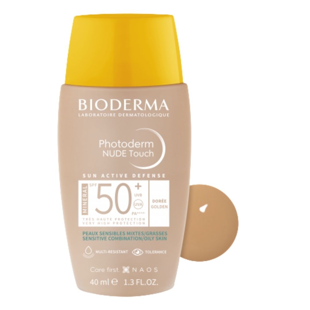 Bioderma Photoderm Mineral Nude Touch Dore Protezione SPF50  40 ml