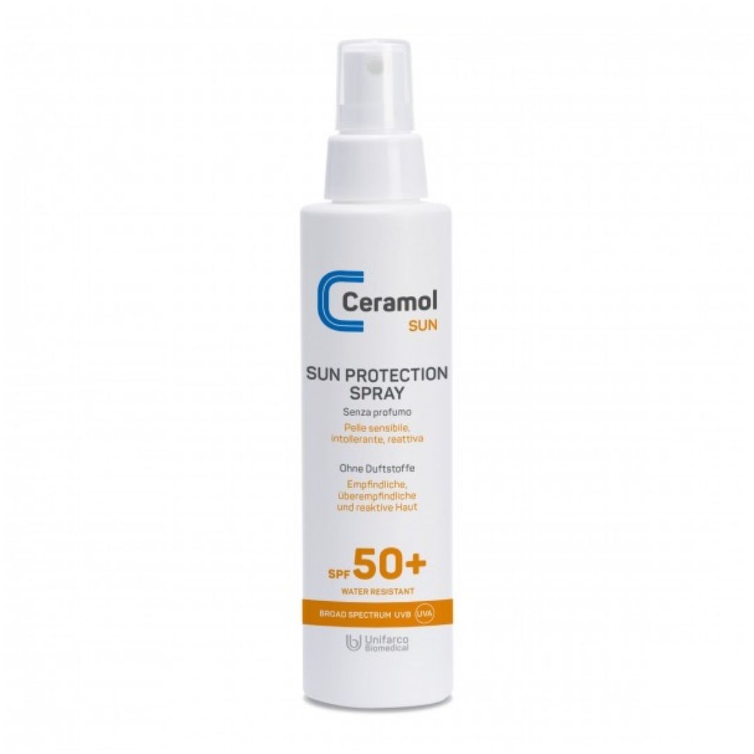 Ceramol Sun Spray Solare Protezione Spf50  Senza Profumo 150 ml