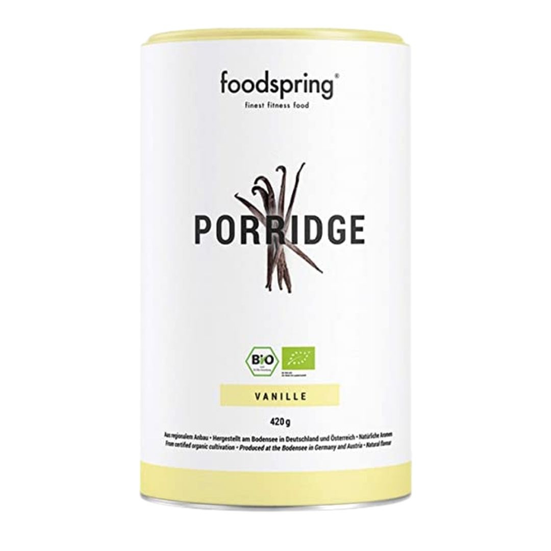 Foodspring Porridge Proteico Alla Vaniglia Meno Zuccheri Aggiunti 400 g