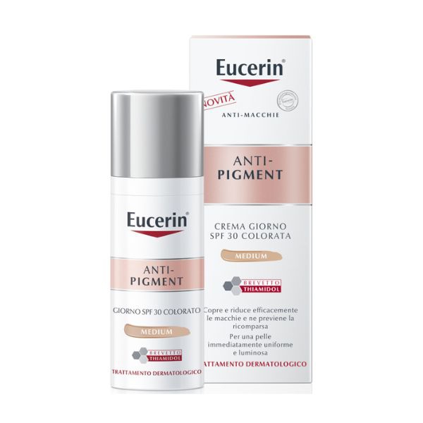 Eucerin Anti-Pigment Crema Viso Colorata Antimacchie SPF30 Medium 30 ml