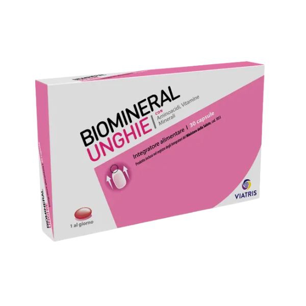 Biomineral Unghie Integratore Alimentare per Unghie Deboli 30 Capsule
