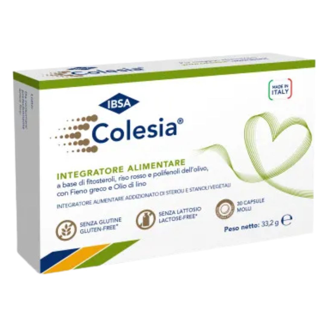 Colesia Soft Gel Integratore per Trigliceridi e Colesterolo 30 Capsule Molli