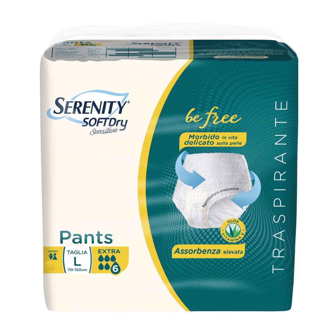 Serenity Pants SoftDry Sensitive Taglia L 14 Mutandine Assorbenti