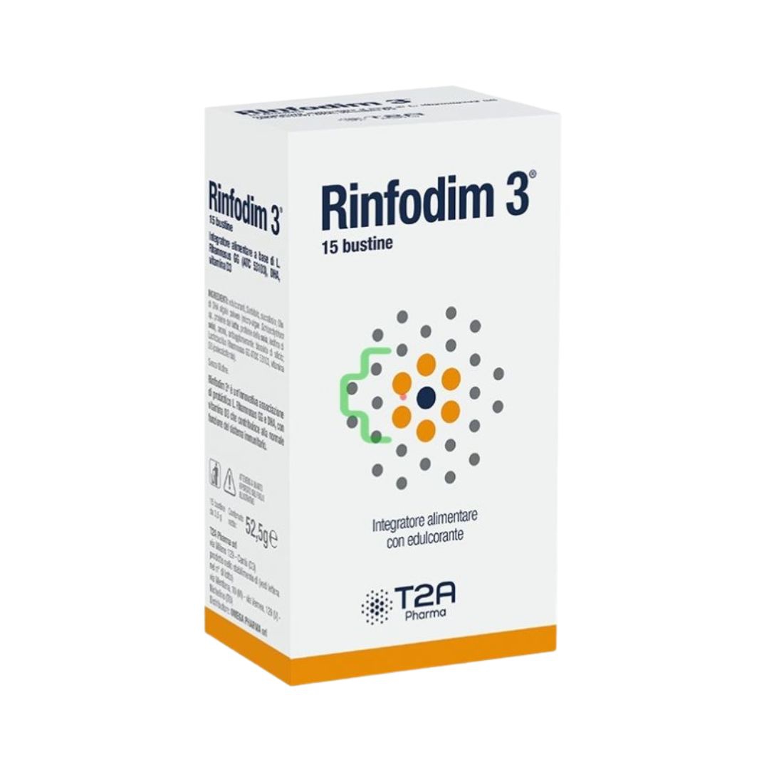 Rinfodim 3 Integratore Per La Normale Funzione Del Sistema Immunitario 15bustine