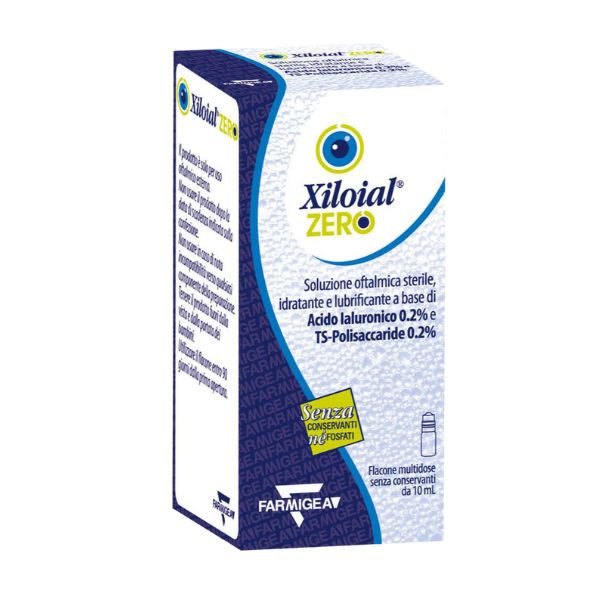 Xiloial Zero Soluzione Oftalmica Idratante Lubrificante Senza Conservanti 10 ml