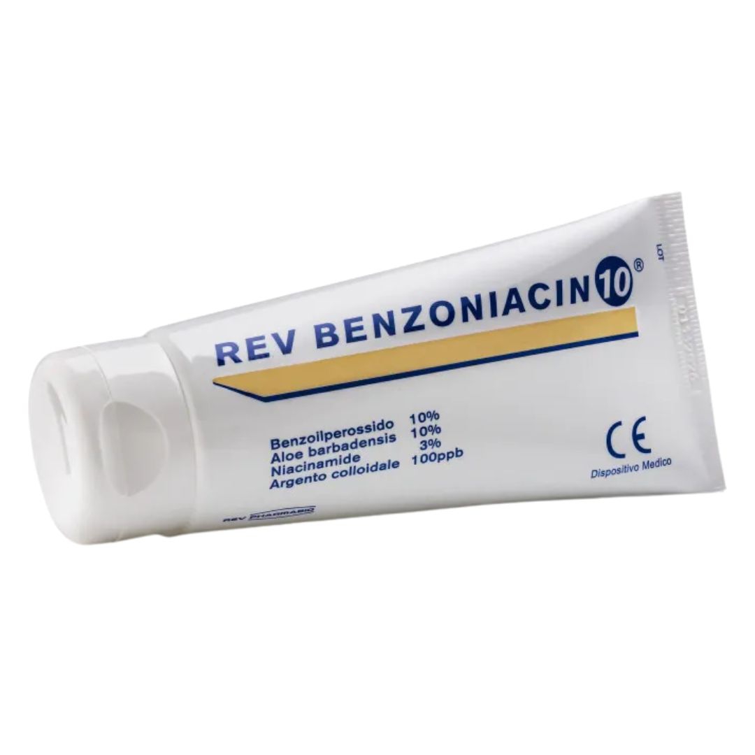 Rev Pharmabio Benzoniacin 3 Crema per Acne Lieve e Moderata 100 ml