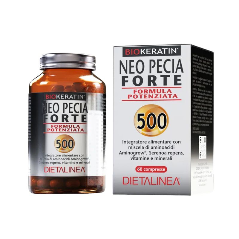 Biokeratin Neo Pecia Forte 500 Integratore Per La Caduta Dei Capelli 60compresse