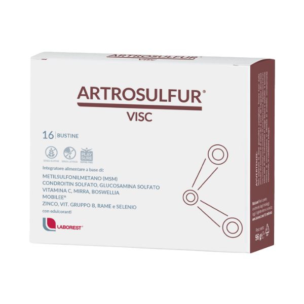 Artrosulfur Visc Integratore Per Il Benessere Delle Articolazioni 16 Bustine