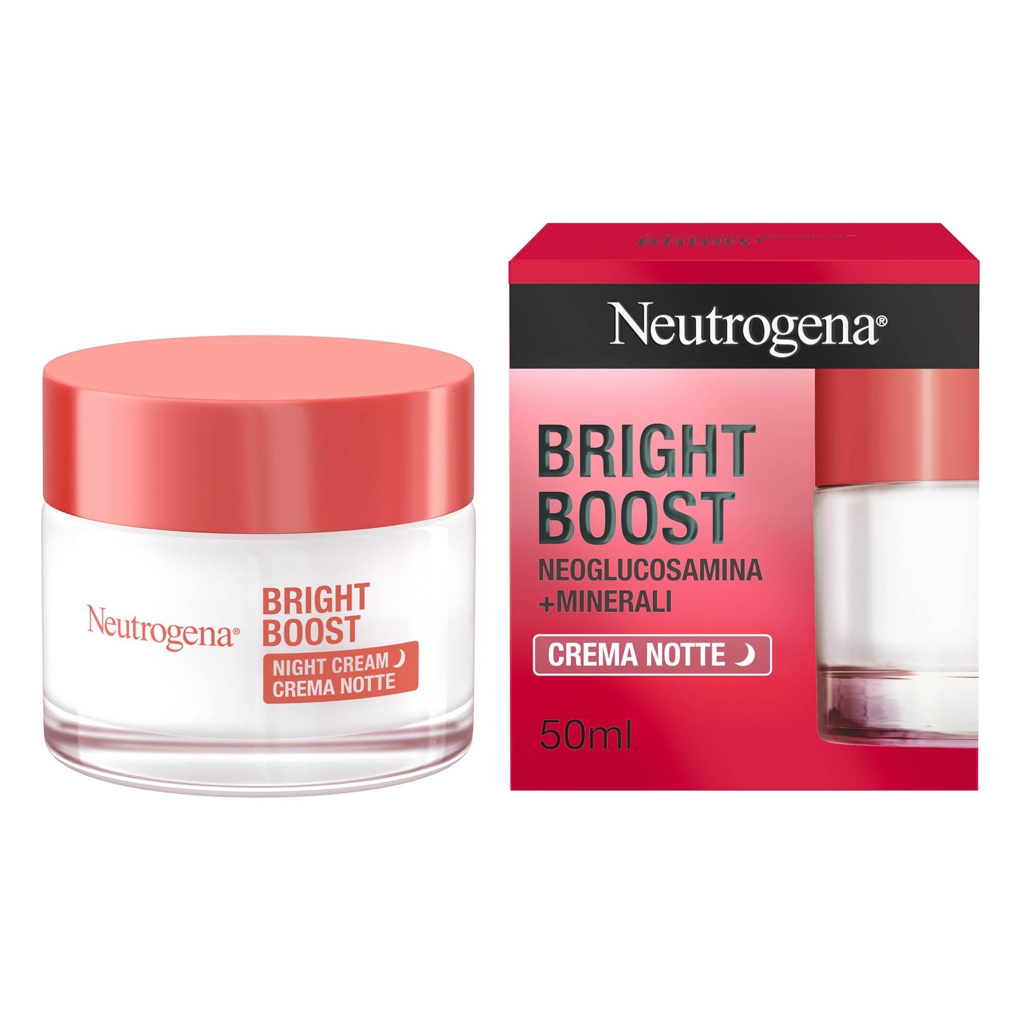 Neutrogena Bright Boost Crema Gel Antietà Notte Viso 50 ml