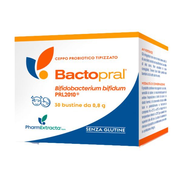 Bactopral Integratore per l’Equilibrio della Flora Batterica Intestinale 30Buste