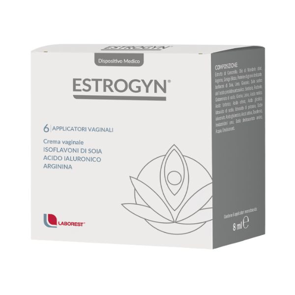 Estrogyn Crema Vaginale Emolliente 6 Applicatori Monodose Da 8 ml