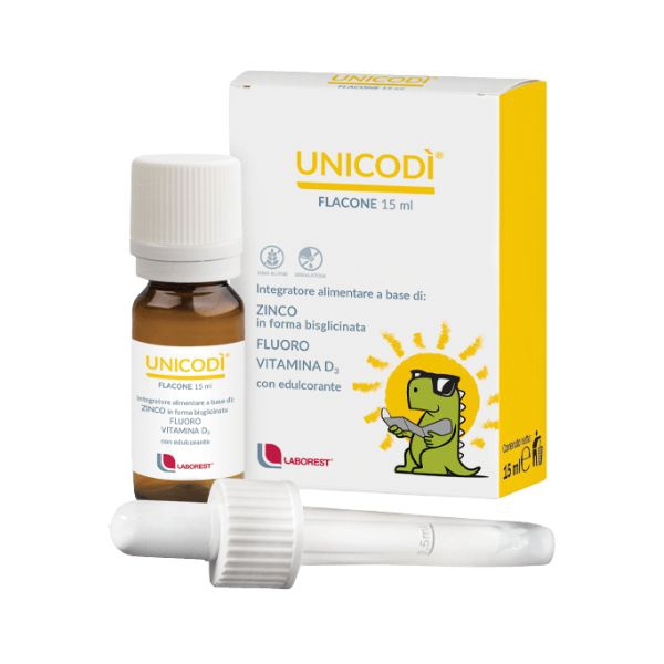 Unicod Integratore Per Bambini Per Ossa Denti E Sistema Immunitario 15 ml