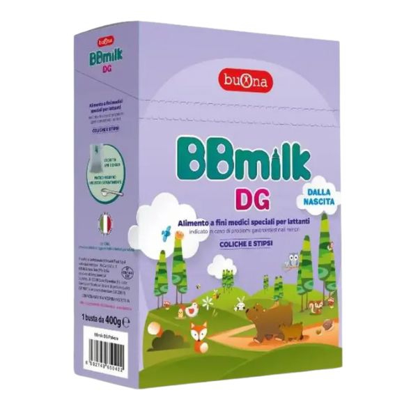 BBmilk DG Polvere Dalla Nascita per Neonati con Problemi Gastrointestinali 400 g