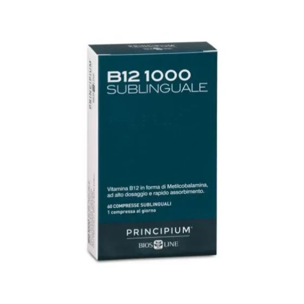 Bios Line Principium B12 1000 Integratore Vitaminico 60 Compresse Sublinguali