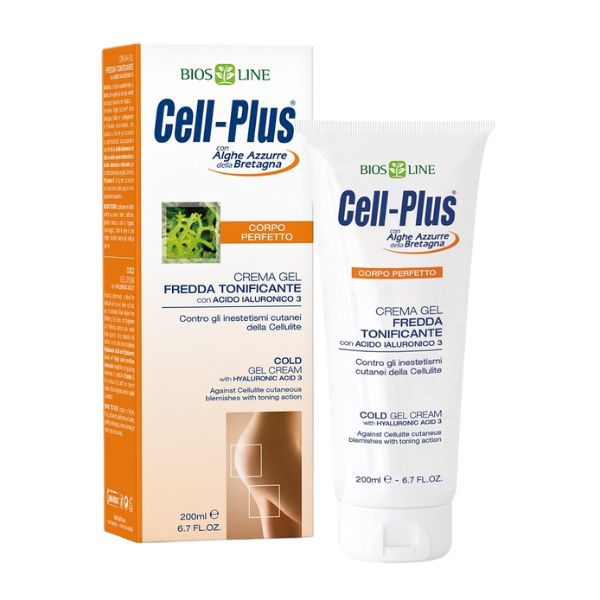 Bios Line Cell-Plus Crema Gel Fredda Tonificante Idratante Anticellulite 200 ml