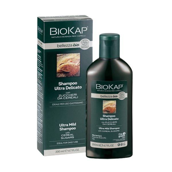 Biokap Bellezza Bio Shampoo Ultra Delicato Per Uso Quotidiano 200 ml