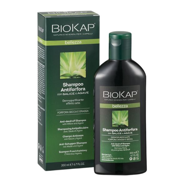 Biokap Bellezza Shampoo Antiforfora Dermopurificante Effetto Seta 200 ml