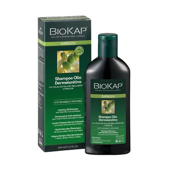 Biokap Bellezza Shampoo Olio Dermolenitivo Per Cute Sensibile E Irritabile 200ml