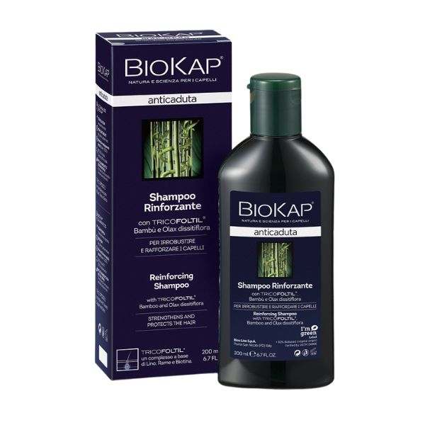 Biokap Anticaduta Shampoo Rinforzante Per Capelli Fragili Per Uomo E Donna 200ml