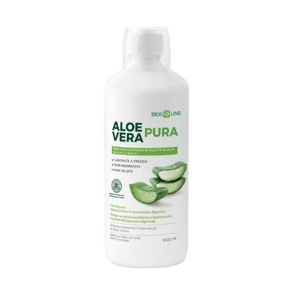 Bios Line Aloe Vera Pura Depurativa Per La Funzionalit Epatica E Digestiva 1 Lt
