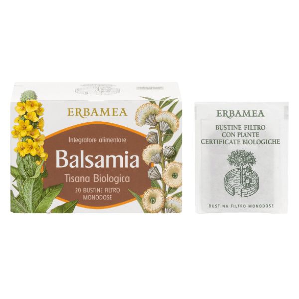 Erbamea Balsamia Tisana Biologica 20 Bustine Filtro Monodose