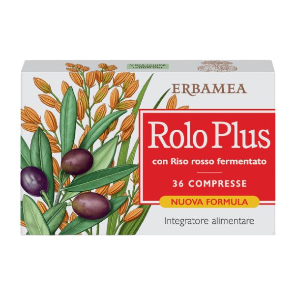 Erbamea Rolo Plus Integratore per il Controllo del Colesterolo 36 Compresse