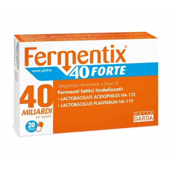 NamedFermentix 40 Forte Integratore di Fermenti Lattici 20 Capsule