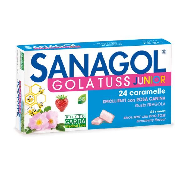 Phyto Garda Sanagol Gola 24 Caramelle Emollienti