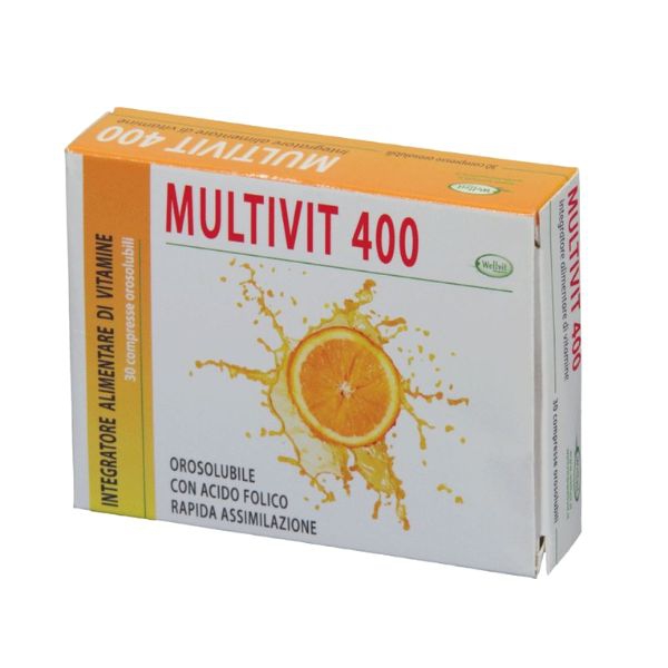 Multivit 400 Integratore Multivitaminico 30 Compresse