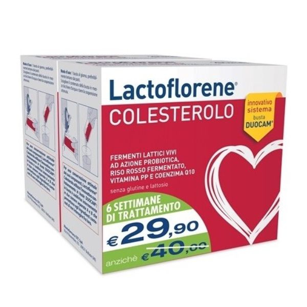 Lactoflorene Colesterolo Integratore Alimentare 20 + 20 Bustine