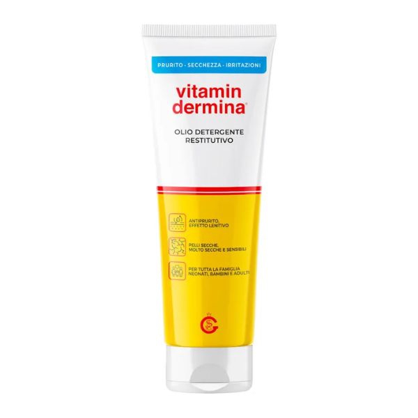 Vitamindermina Olio Detergente Restitutivo Viso/Corpo 250 ml