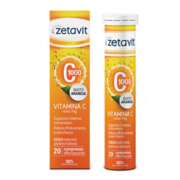 Zetavit C1000 Integratore Vitaminico 20 Compresse Effervescenti