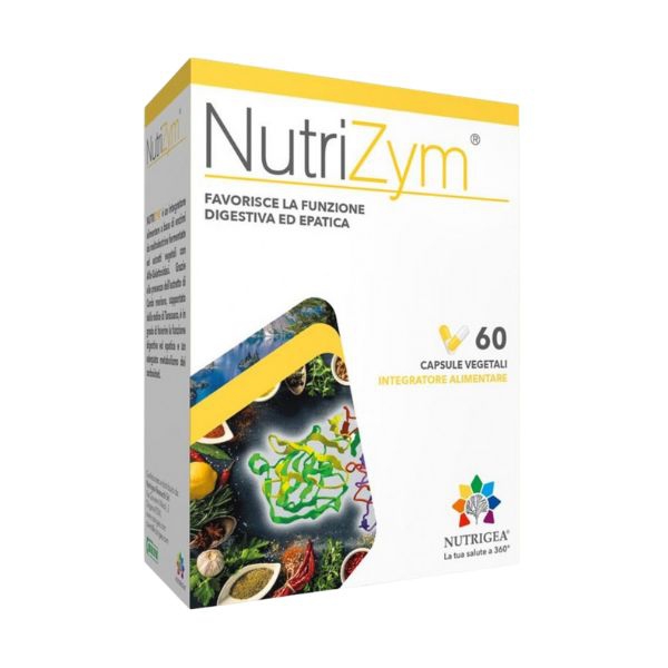 Nutrizym Integratore Per Funzione Digestiva ed Eliminazione Dei Gas 60 Capsule