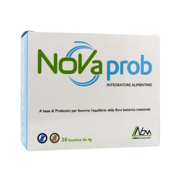 Novaprob Integratore Di Probiotici Per La Flora Batterica Intestinale 30 Bustine