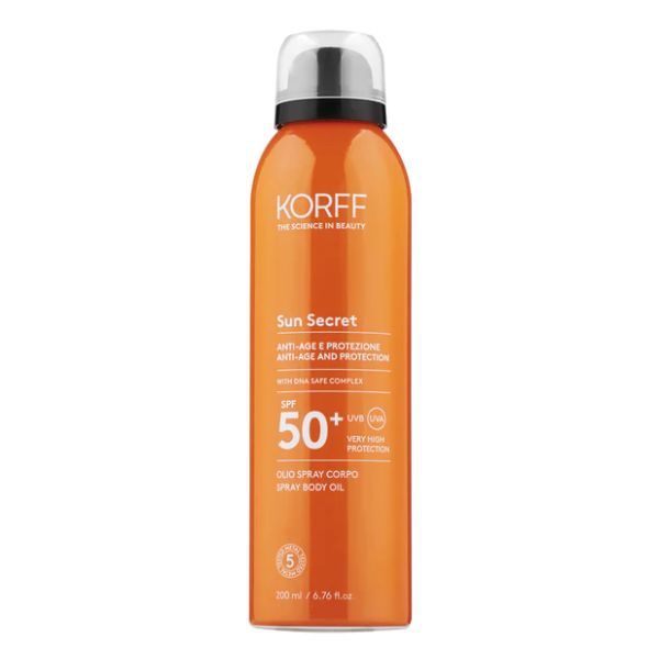 Korff Sun Secret Olio Solare Spray Corpo Dry Touch SPF50+ 200 ml