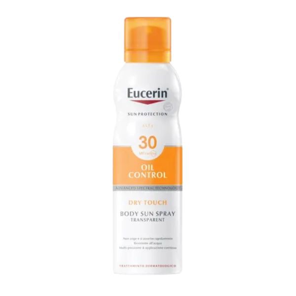Eucerin Sun Oil Control Spray Corpo Dry Touch Transparent SPF30 200 ml