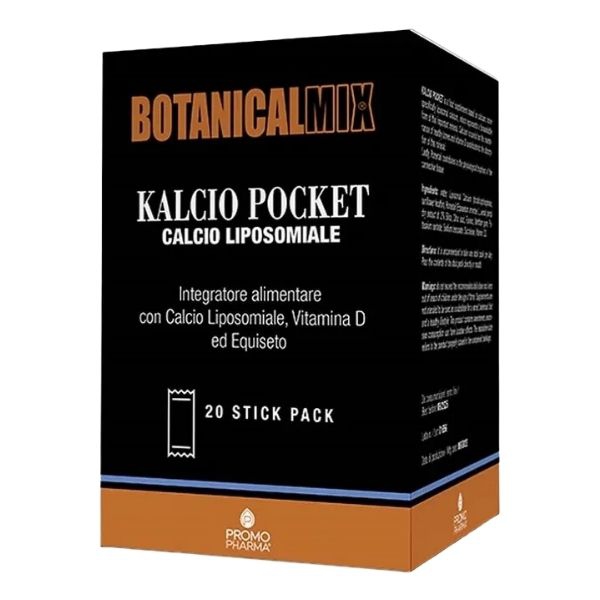 Botanical Mix Calcio Pocket Integratore Per Il Benessere Delle Ossa 20 Stick