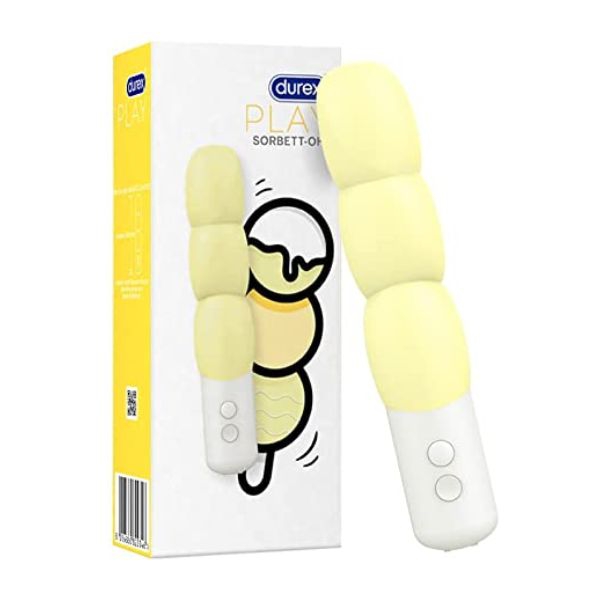 Durex Sorbett oh Soft Yellow Vibratore in Silicone a Doppio Strato