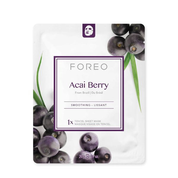 Foreo Farm To Face Sheet Maschera Viso Antiage Acai Berry