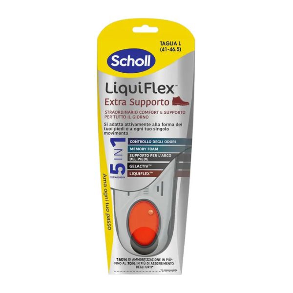 Scholl Liquiflex Extra Supporto Solette Taglia Large